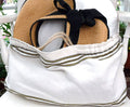 Cala Torta bag from Bujosa Mallorca woven cotton, front view
